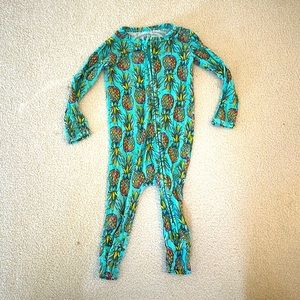 Bums and Roses 12-18M Pineapple Romper